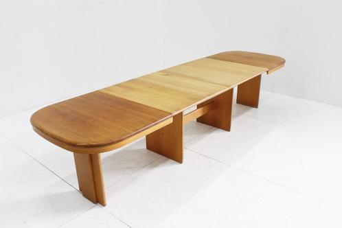 Vintage Deense grote ovalen uitschuifbare eettafel XL, Antiek en Kunst, Antiek | Meubels | Stoelen en Sofa's, Ophalen