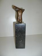 Torse en bronze sur socle en granit, Enlèvement, Bronze