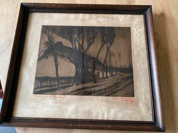 ‘Boerderie in Noord-Brabant’ Alfons Blomme 1919, Enlèvement