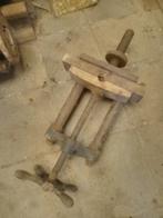 Oude bankschroef, Ophalen, Gebruikt