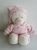 Knuffel beer met roze pakje en slaapmuts (merk Gipsy), Kinderen en Baby's, Speelgoed | Knuffels en Pluche, Gebruikt, Ophalen of Verzenden