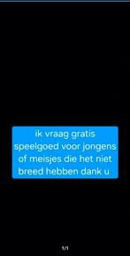 Gratis speelgoed vragen voor meisjes en jongens