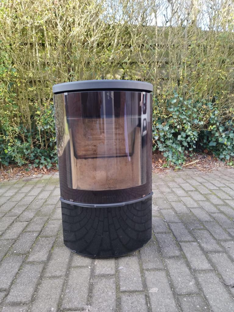 Poêle design Hwam 3430, Maison & Meubles, Poêles, Utilisé, Suspendu, Poêle à bois, Bois, Enlèvement