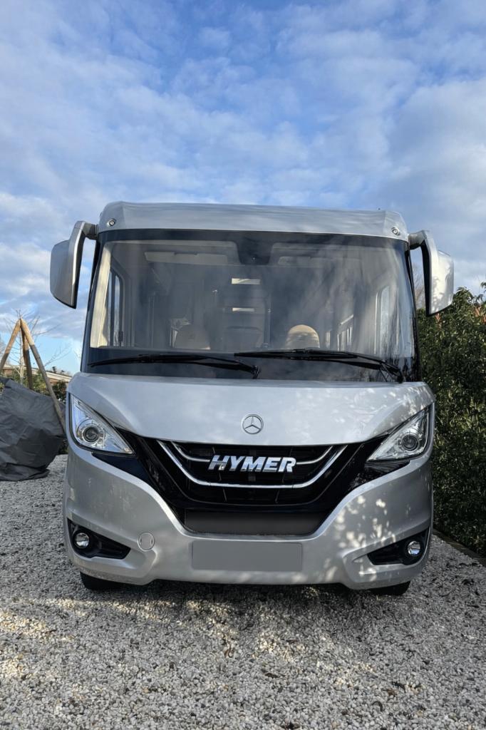 Prachtige camper te koop!!, Caravanes & Camping, Camping-cars, Particulier, jusqu'à 2, Intégral, Hymer, Mercedes, Diesel, Automatique