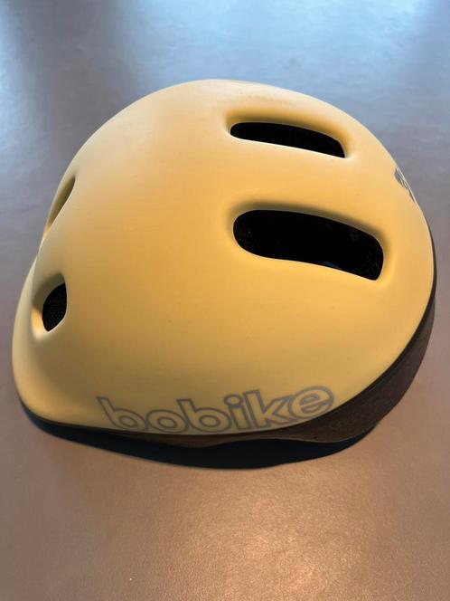 Bobike GO fietshelm maat xxs (44-48 cm) yellow, Fietsen en Brommers, Fietsaccessoires | Fietshelmen, Zo goed als nieuw, Jongen of Meisje