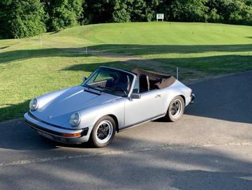 Porsche 911 3.2 cabriolet, Cuir, Argent ou Gris, Achat, Cabriolet