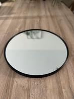 Ronde spiegel met zwarte rand, Huis en Inrichting, Woonaccessoires | Spiegels, Ophalen, Nieuw