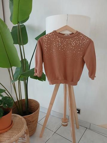 H&M roze trui met glitter - maat 2-4y beschikbaar voor biedingen
