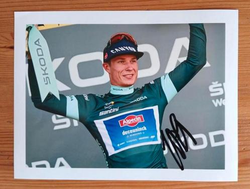 Gesigneerde foto van Jasper Philipsen., Sport en Fitness, Wielrennen, Nieuw, Verzenden