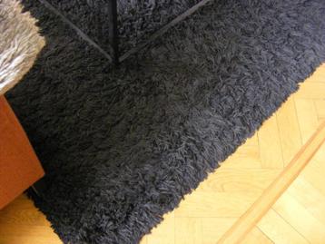 ZWARTE mat - vloer tapijt - 230x160cm beschikbaar voor biedingen