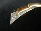 18k gouden broche, Nieuw, Ophalen of Verzenden, Met edelsteen, Goud