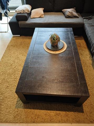 Salontafel - massief hout beschikbaar voor biedingen