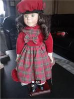 2 vintage porceleinen poppen + 5 houten marionetten, Verzamelen, Ophalen of Verzenden, Gebruikt, Pop