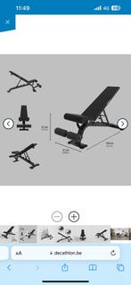 Banc de musculation inclinable et déclinable décathlon 900, Sports & Fitness, Comme neuf