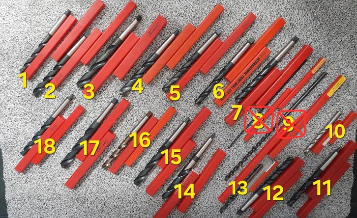 meches foret NEUVES Cleveland dans étui, Bricolage & Construction, Outillage | Fraiseuses, Neuf, Enlèvement ou Envoi