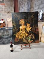 Tableau huile sur toile à restaurer, Enlèvement