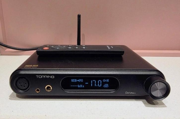 Topping DX7 Pro+ DAC, Audio, Tv en Foto, Converters, Gebruikt, Ophalen of Verzenden