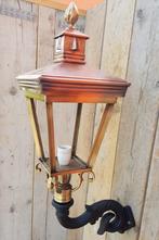 Klassieke gietijzeren wandlampen buitenlampen van koper, Antiquités & Art, Antiquités | Éclairage, Enlèvement ou Envoi