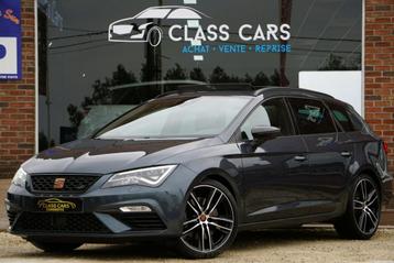 SEAT Leon 2.0 TSI Cupra 300cv 4Drive DSG COCKPIT TOIT-PANO, Autos, Cuir, Argent ou Gris, Achat, Euro 6