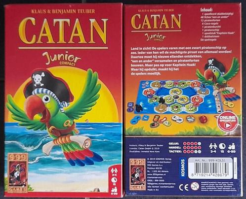 CATAN JUNIOR - Reisversie, Hobby en Vrije tijd, Gezelschapsspellen | Bordspellen, Zo goed als nieuw, Een of twee spelers, Drie of vier spelers
