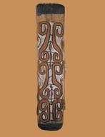 Asmat SCHILD , Nieuw - Guinea Trefw.: Papua Papoea schedel, Antiek en Kunst, Ophalen