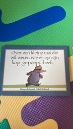 Over een kleine mol die wil weten wie er op zijn kop gepoept, Boeken, Prentenboeken en Plaatjesalbums, Ophalen of Verzenden, Zo goed als nieuw