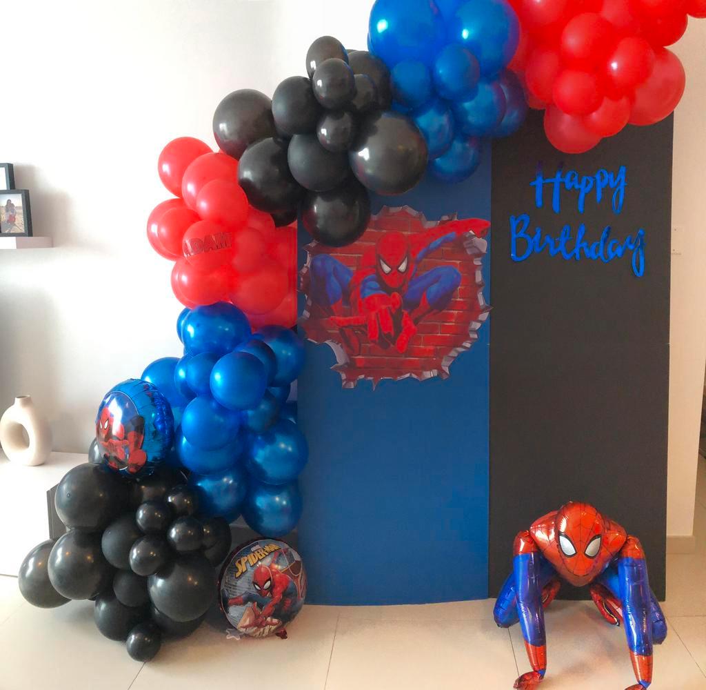 Décorations D'anniversaire Spiderman 52 PCS Spiderman Affiche de
