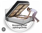 Opberg bed Slaapkamer 2 persoons Met 2 nachtkastjes, Ophalen of Verzenden, Zo goed als nieuw, 65 cm of meer, 55 tot 70 cm