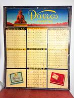 XL Blikken reclamebord DAVROS Sigaretten (130 x 105 !!) x, Ophalen, Gebruikt, Reclamebord