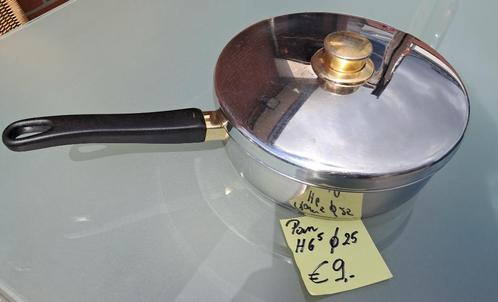 Verschillende kookpotten, Huis en Inrichting, Keuken | Potten en Pannen, Zo goed als nieuw, Kookpan of Snelkookpan, Inox, Ophalen of Verzenden