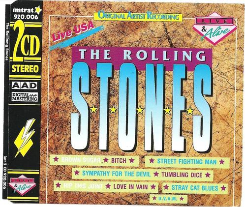 2 CD's - The ROLLING STONES - Live USA, Cd's en Dvd's, Cd's | Rock, Gebruikt, Poprock, Verzenden