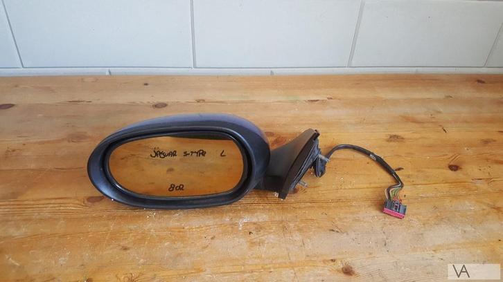 Jaguar S type 2003 - 2009 spiegel links zelfdimmend 8 draads, Autos : Pièces & Accessoires, Rétroviseurs, Jaguar, Utilisé, Enlèvement ou Envoi
