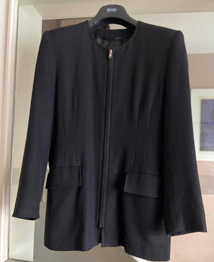 Vintage zwart vest/blazer van Olivier Strelli -M/38/10, Kleding | Dames, Truien en Vesten, Zwart, Ophalen of Verzenden