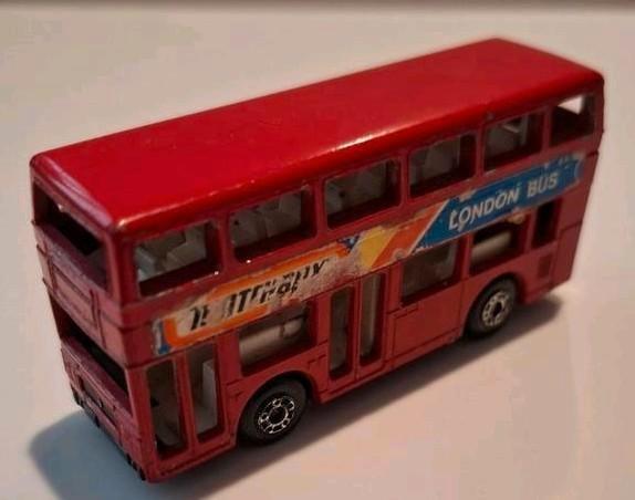 Londen Bus Matchbox 1981          °Miniatuur Speelgoed Auto, Hobby en Vrije tijd, Modelauto's | 1:87, Gebruikt, Auto, Matchbox