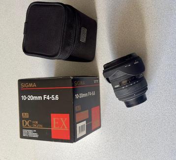 SIGMA EX 10-20mm vr NIKON DC HSM 4.0-5.6  77mm beschikbaar voor biedingen