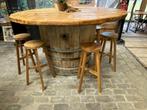 XXL wijnton met ovale tafel, Ophalen