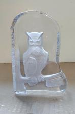 Glazen uil, Antiek en Kunst, Antiek | Glaswerk en Kristal, Ophalen of Verzenden