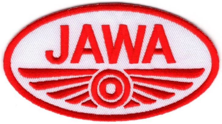 JAWA stoffen opstrijk patch embleem #2, Motoren, Accessoires | Overige, Nieuw, Verzenden