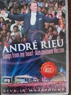 DVD : ANDRE RIEU - SONGS FROM MY HEART  Live in Maastricht, Ophalen of Verzenden, Zo goed als nieuw