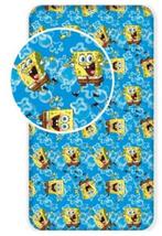 SpongeBob Hoeslaken 90x200 cm, Kinderen en Baby's, Nieuw, Blauw, Ophalen of Verzenden, Jongetje