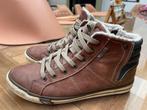 Herensneaker mustang hoog maat 40, Ophalen, Hoge laarzen, Bruin, Zo goed als nieuw