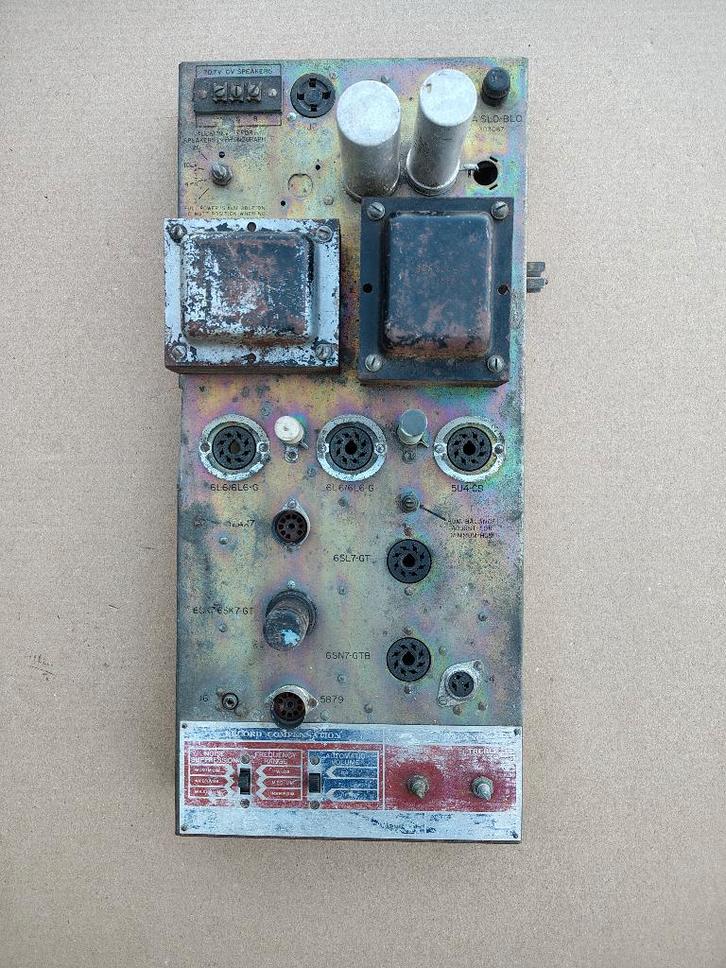 Buizen Versterker Seeburg V200/ J100 (1956) jukebox, Verzamelen, Automaten | Jukeboxen, Seeburg, Verzenden