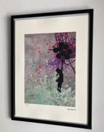 BANKSY: ingelijste lithografie met certificaat, Antiek en Kunst, Ophalen of Verzenden