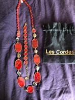 Ketting en armband les cordes, Bijoux, Sacs & Beauté, Colliers, Comme neuf, Enlèvement ou Envoi