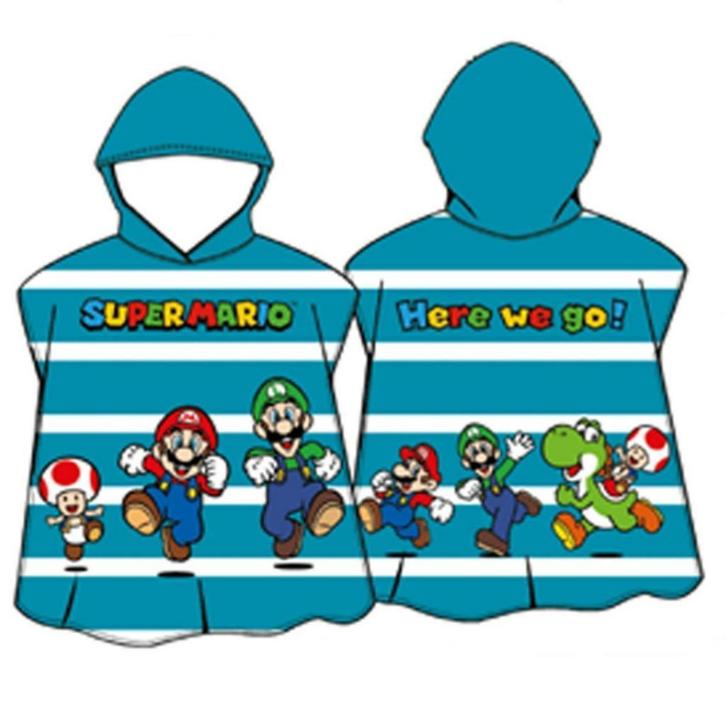 Super Mario Badponcho - Sneldrogend, Enfants & Bébés, Maillots de bain pour enfants, Neuf, Poncho de bain, Taille unique, Garçon