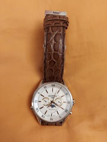 Roamer moonphase Quartz watch men swiss made