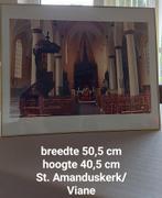 Kader met foto Sint Amanduskerk Viane, Ophalen