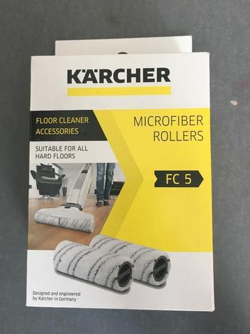 Rouleaux en microfibre Karcher FC 5 NEW jaunes