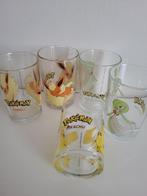 Pokemon glazen 5 nintendo glaasjes Pyroli Pikachu Gardevoir, Ophalen of Verzenden, Nieuw, Frisdrankglas