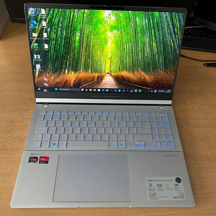 Pc portable Asus Vivobook S15 OLED M5506  (comme neuf), Computers en Software, Windows Laptops, Zo goed als nieuw, 16 inch, SSD